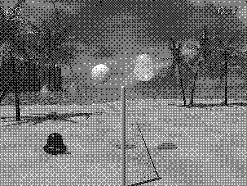 Screenshot: Blobby Volley