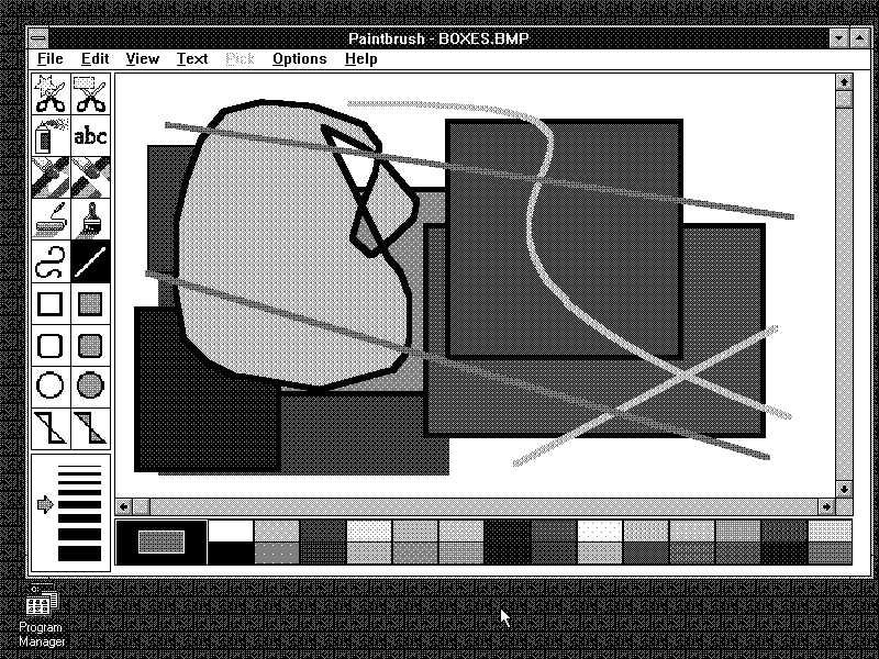 Screenshot: Paintbrush