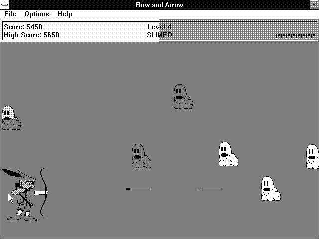 Screenshot: Bow and Arrow